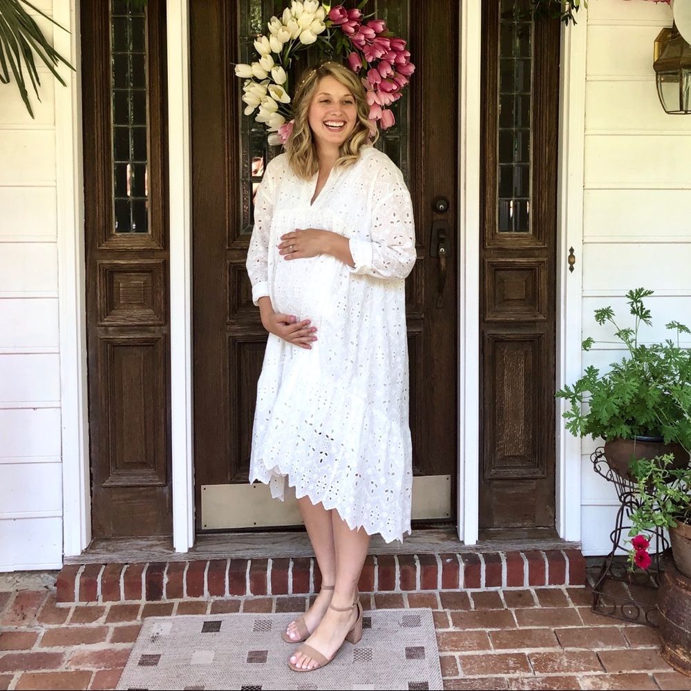 Zara Eyelet Dress